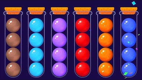 Ball game level 1161 - 1170 | Ball Sort puzzle