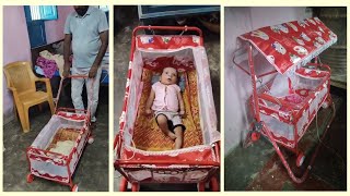 bachho ke liye jhula | छोटे बच्चों का झूला | Swing Cradle for Baby | Best baby cradle with wheels screenshot 4