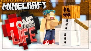 PUMPKIN THE SNOW GOLEM! | One Life SMP #44