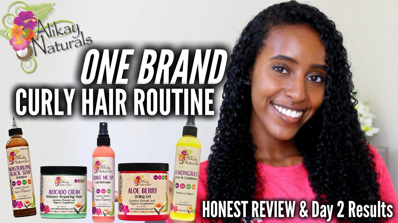 Alikay Naturals One Brand Curly Hair Routine Honest Review