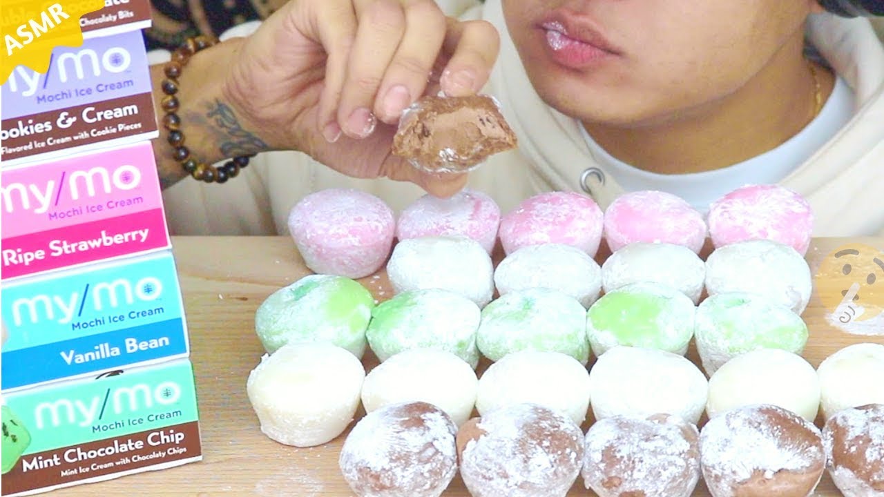 ASMR MOCHI CHALLENGE by MOXIE BEAST * Super Sticky & Soft NO TALKING EATING SOUNDS
