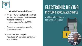 What is Electronic Keying in PLCs? | Studio 5000 Explained Simply