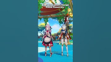 Genshin Characters Designs Model or Style Similarities 😆 | #genshinimpact
