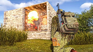 my first satchel raid made me smile - SOLO VANILLA RUST #8 S171