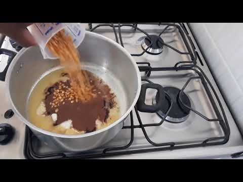 Pipoca De chocolate -como fazer pipoca de chocolate- Chocolate Popcorn How to Make Chocolate Popcorn