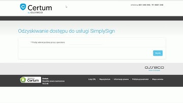 Activation of Code Signing on SimplySign
