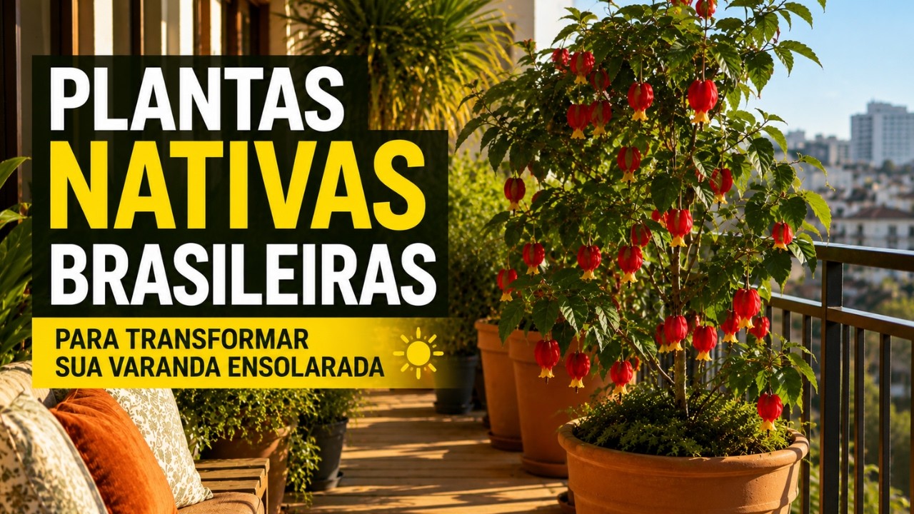 7 Native Brazilian Plants to Transform a Sunny Balcony - YouTube