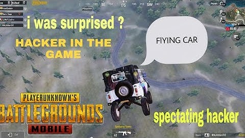 ESP PUBG HACK FLYING CAR || caught hacking in live stream