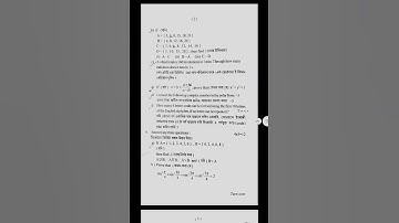 1st Unit Test Mathematics Class 11 AHSEC