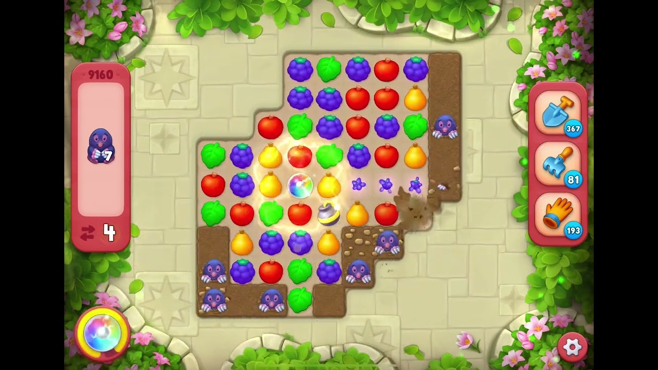 GardenScapes Level 9160 no boosters