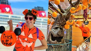 Disney Magic Halloween on the High Seas Cruise! Boarding DCL’s Original Ship & Spooky Decorations!