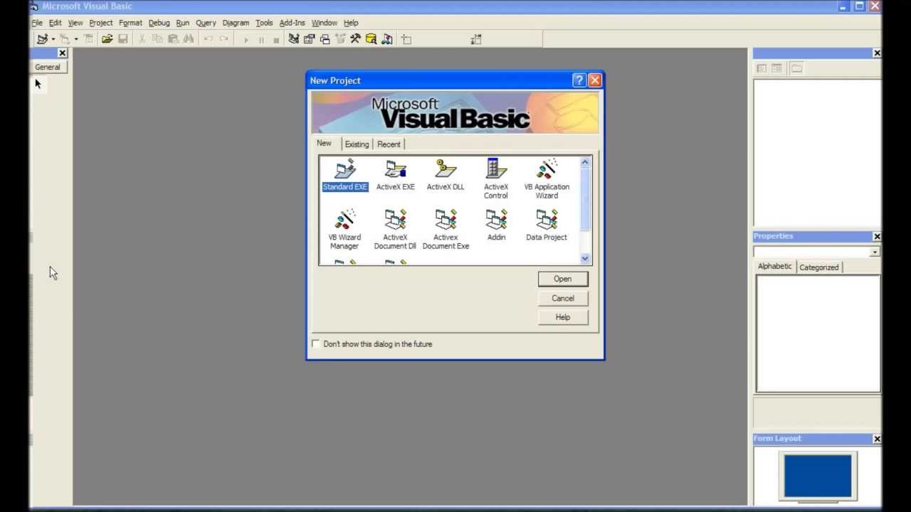 Visual Basic 6.0 - video tutorijal - YouTube