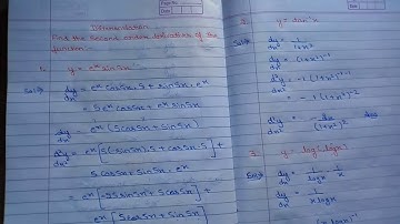 NCERT SOLUTIIN OF CLASS 12  TOPIC: SECOND ORDER DERIVATIVES PART 2