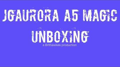 Jgaurora A5 magic unboxing and setup 3Dprinter