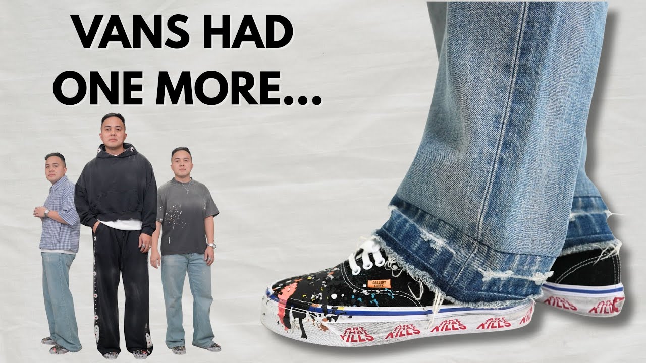 Vans OTW x Gallery Dept Authentic 44 — 8 Ways to Wear Them - YouTube