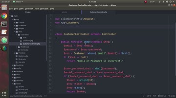 โปรเจ็ค "แง็บ" หลังบ้านด้วย laravel ตอน ตัวอย่าง Controller