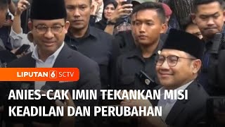 Hadiri Deklarasi Kampanye Pemilu Damai, Amin Tekankan Misi Keadilan dan Perubahan | Liputan 6