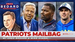 Patriots Mailbag: Mayo Expectations, McDaniels Return? w/ Mike Giardi | Greg Bedard Patriots Podcast