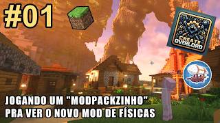 Jogando um novo modpack para conferir o mod Aeronautics - Create Overlord Aeronautics Update #01