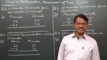Class 5 Learning Mathematics Time Ex 65 By Manoj Prasad Karn