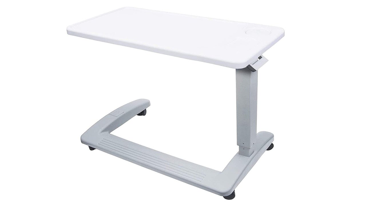 Side table Vaunn Medical Deluxe Adjustable Overbed Bedside Table with