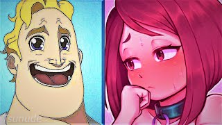 Mr Incredible becoming Canny (Ochako Uraraka uravity rule 34)