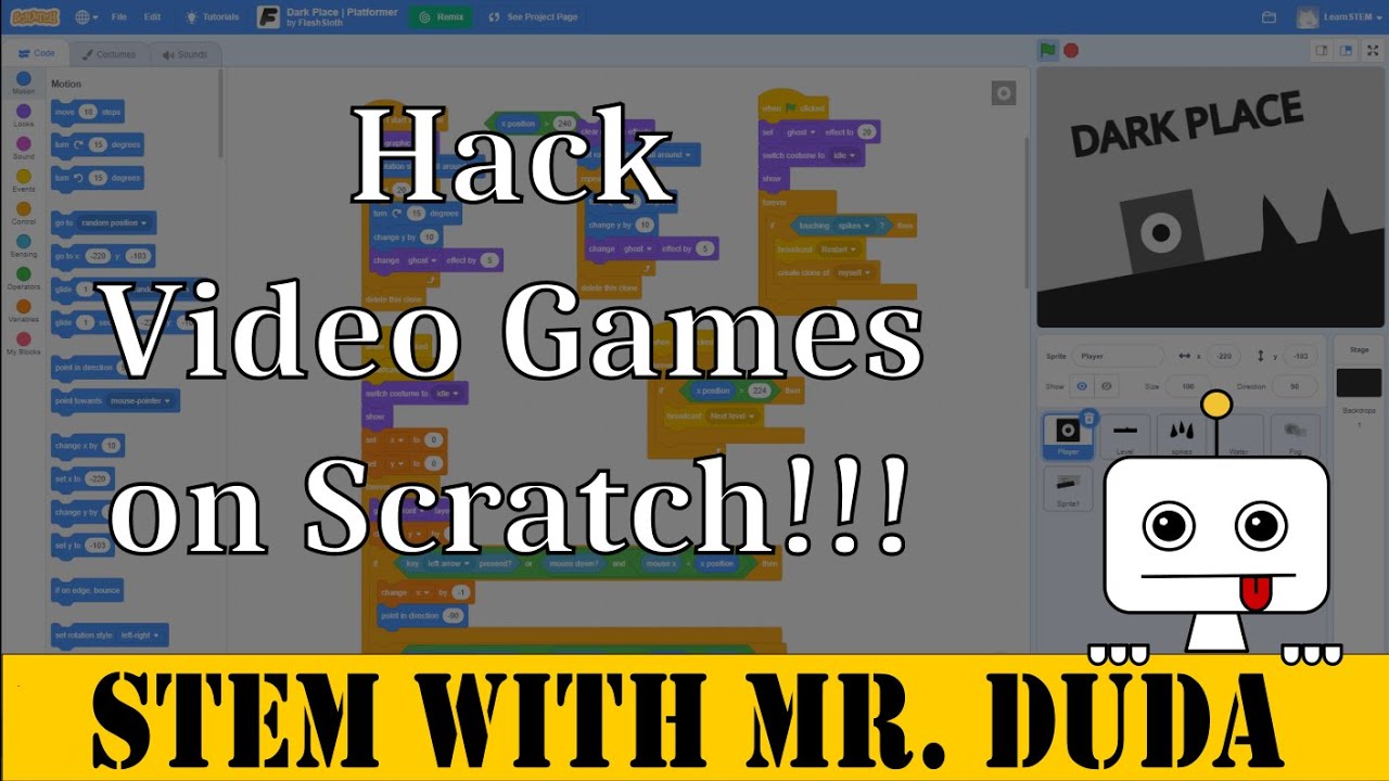 How do I change other people's games on Scratch? - YouTube