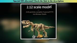 Exclusive 2025 New Dinosaur Park Series Dinosaur Fossil Tyrannosaurus Compatible Set Embly Buildi