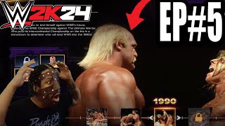 WWE 2K24 Showcase Gameplay Walkthrough Part 5 - Ultimate Warrior vs Hulk Hogan (LEGEND DIFFICULTY)