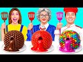 Ik vs Oma Koken Uitdaging | Eenvoudige Geheime Keukenhacks en Hulpmiddelen Crazy DO