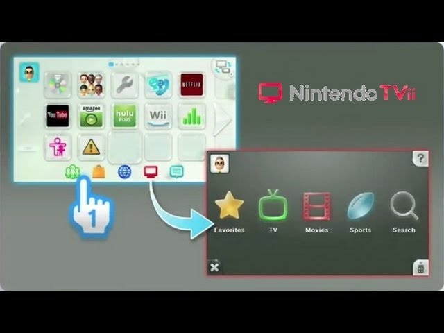 Nintendo Wii U TVii First Look & Impression - YouTube