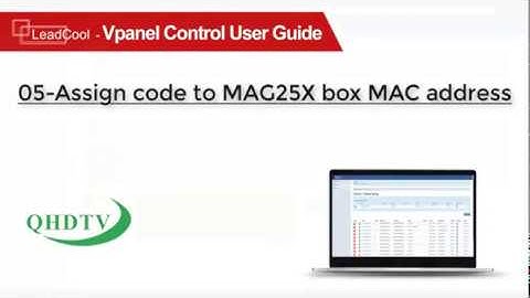 #Qhdtv Resellers Panel - assign code to MAG Devices
