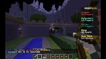 Mineplex Hackers: clemenpirexl regen and killaura hacks in castle siege