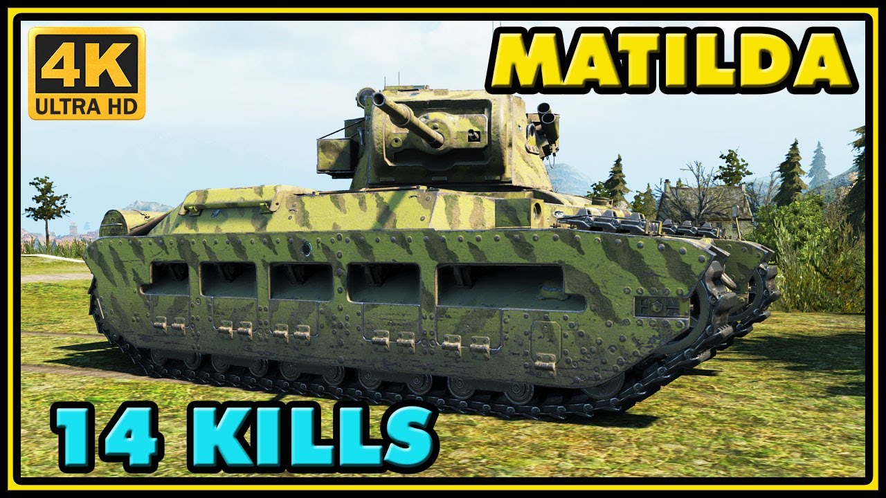 World of Tanks Matilda 14 Kills 1,9K Damage 1 VS 8 Gameplay