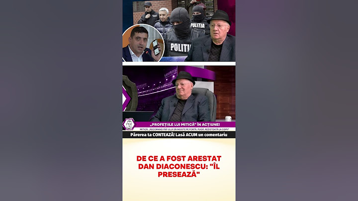 De ce a fost arestat Dan Diaconescu: "Il preseaza"