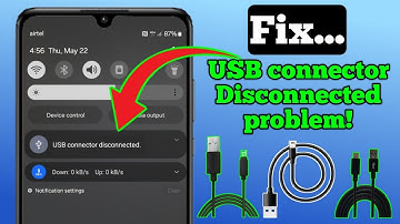 How To Fix Samsung USB connector Connected Disconnected problem!! - (2025)