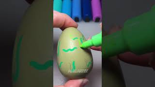 Drawing BUT on Easter Eggs with Posca Markers! #shorts