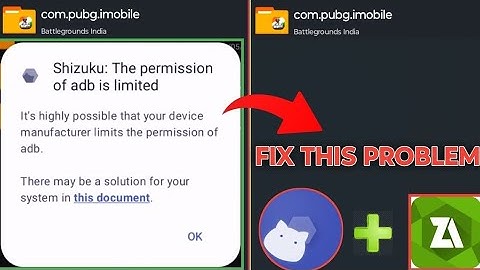 Shizuku The permission of adb is limited | Shizuku Error | Shizuku permission denied | shizuku red