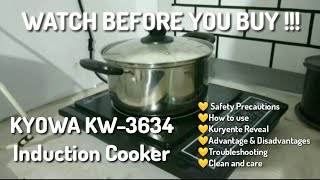 KYOWA KW-3634 Induction Cooker  Buyer's Guide || Mommy Chie