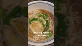 Making Ramen at home #ramen #miso #noodle #japanese #food #cooking #kitchen #yummy #beef #egg