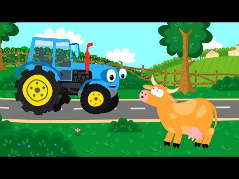 Учим Как Говорят Животные - От Котэ И Синего Трактора - Песенки Для Детей!