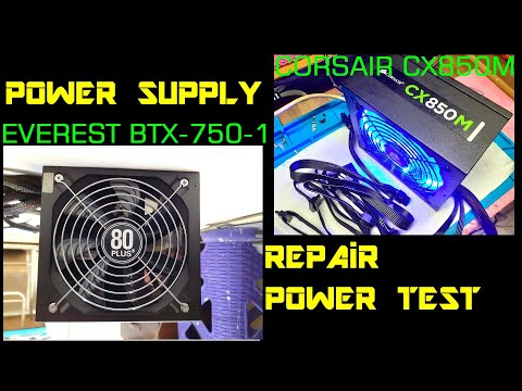 POWER SUPPLY TAMİR CIZIRTI SESİ/EVEREST BTX-750-1 750W & CORSAiR CX850M 850W KARŞILAŞTIRMA