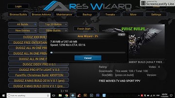 Install build using Ares Wizard