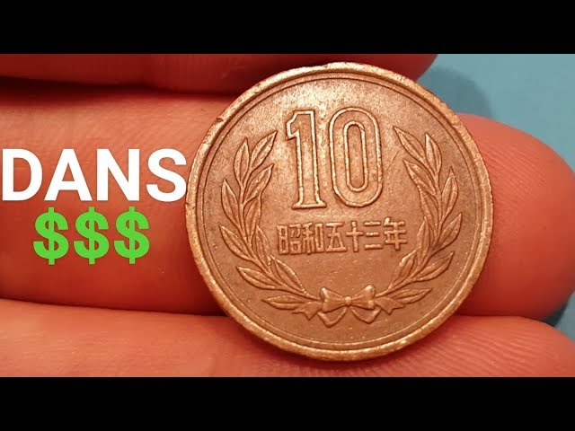 1977 JAPAN 10 Yen Coin WORTH? 1977 10 Yen Year 52 - YouTube