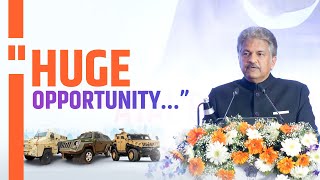 "Huge opportunity…” Anand Mahindra highlights importance of Military- industrial partnership