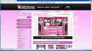 Pink / Rosa Facebook Profil (Design) erstellen screenshot 5