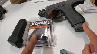 GLOCK G17 G19 XGRIP EXTENDED MAG SLEEVE G19-G23 KCI vs MAGPUL PMAG 17 GLOCK 17 MAGS WORK ON GLOCK 19