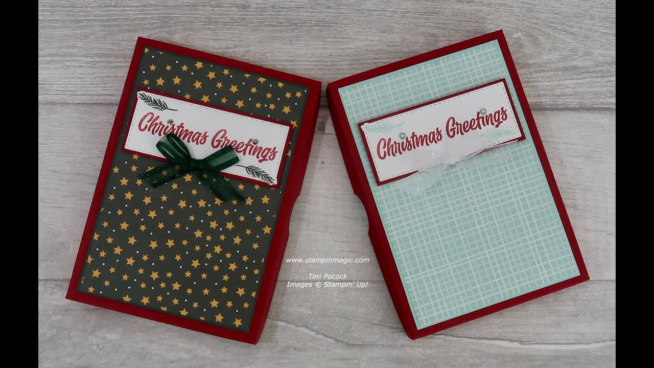 Sweet Little Stockings - Card Box (5¾" x 4")