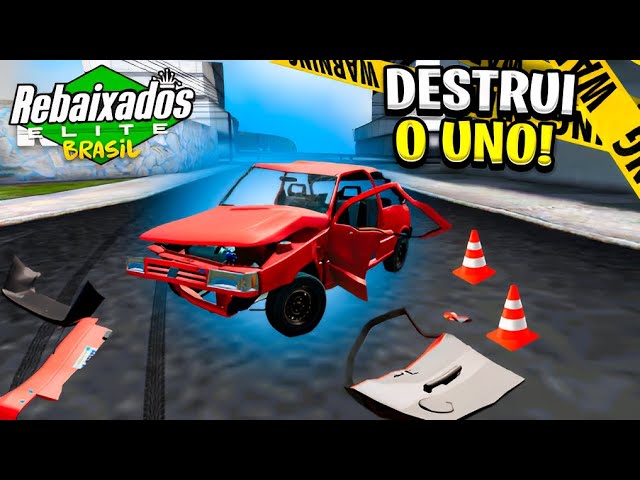 FIZ UMA FIAT UNO NO JOGO BRASILEIRO - CARROS REBAIXADOS ONLINE