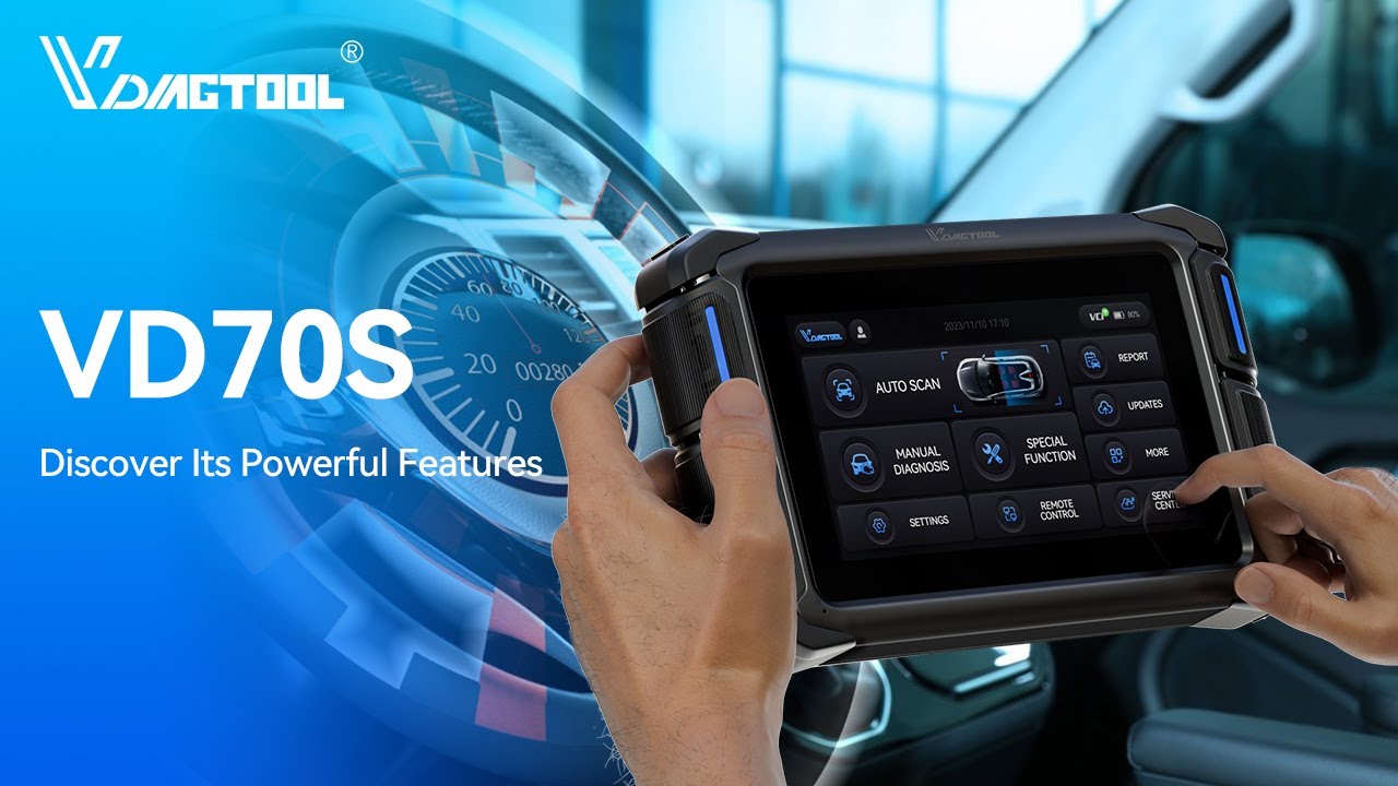 VdiagTool VD70S Wireless Bi-directional Diagnostic Tool